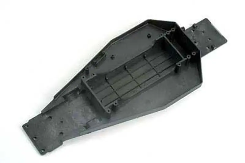 Traxxas 1/10 Rustler Vxl Black Chassis & Waterproof Receiver Box 1