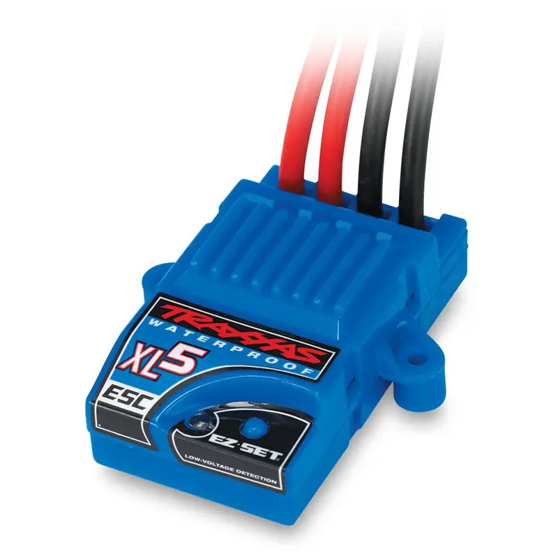Traxxas 1/10 Rustler Xl-5 Xl-5 Waterproof Esc & Titan 12T 550 Motor 1