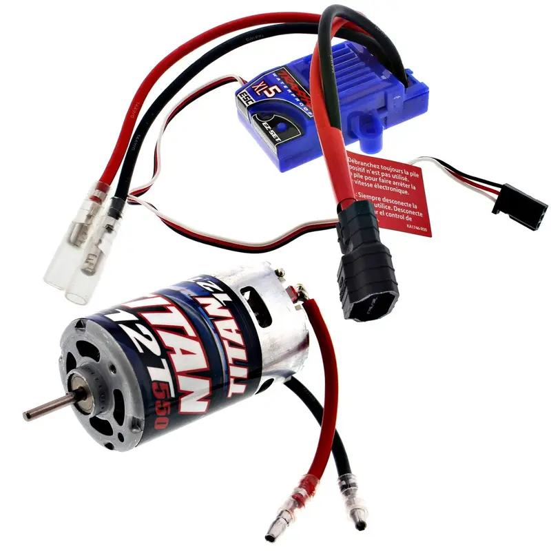 Traxxas 1/10 Skully 2Wd Xl-5 Waterproof Esc & Titan 12T 550 Motor 1