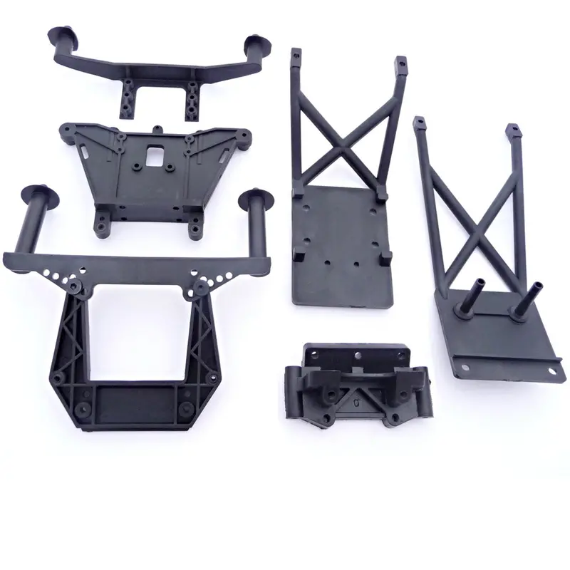 Traxxas 1/10 Slash 2Wd F-150 Raptor Front & Rear Skid Plates, Shock Towers, & Body Mounts 1