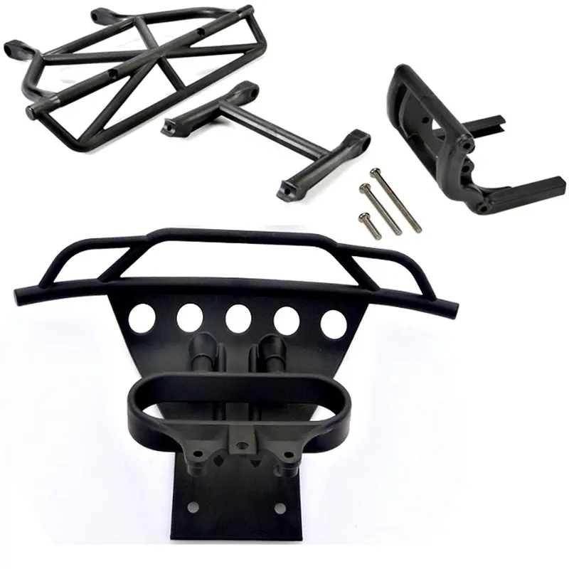 Traxxas 1/10 Slash 2Wd Oba Front & Rear Bumpers & Wheelie Bar Mount 1