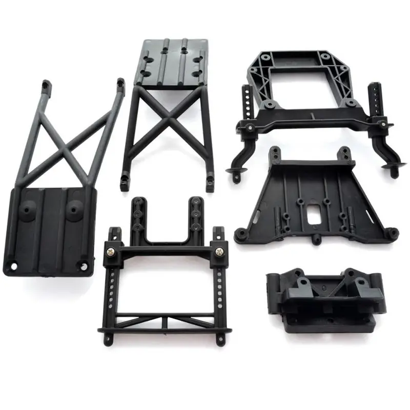 Traxxas 1/10 Slash 2Wd Robby Gordon Skid Plates, Shock Towers & Body Mounts 1