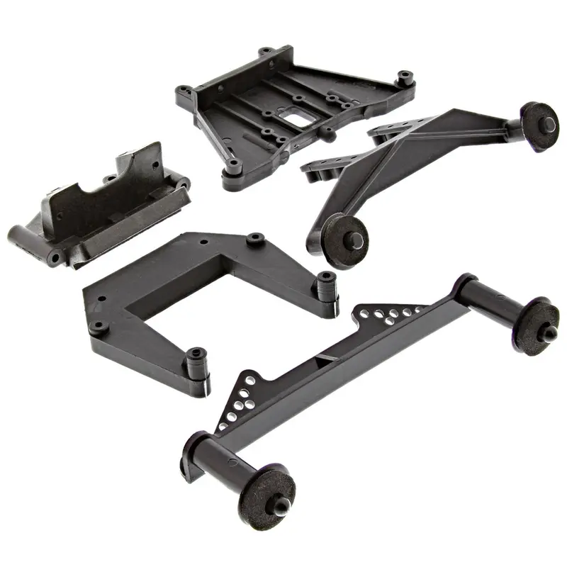 Traxxas 1/10 Slash 2Wd Vxl Shock Towers, Body Mounts & Bulkhead 1
