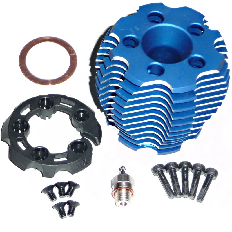 Traxxas 1/10 Slayer Pro 3.3 Cooling Head, Protector, & Glow Plug 1