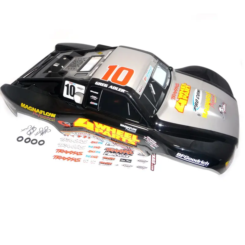 Traxxas 1/10 Slayer Pro Black & Silver Greg Adler # 10 Body 1