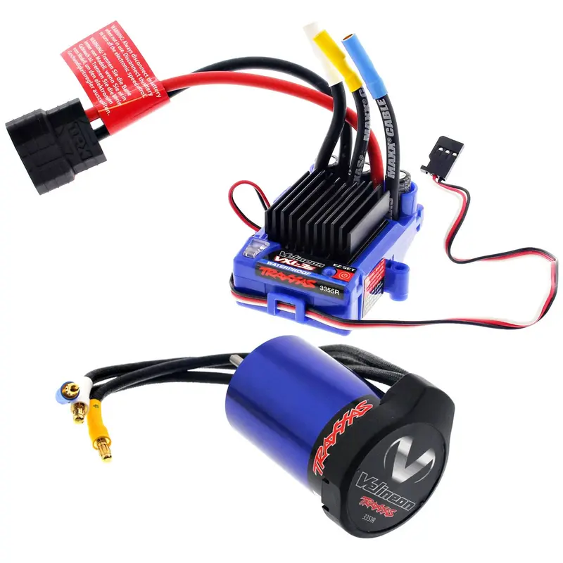 Traxxas 1/10 Stampede 4X4 Vxl Velineon 3500 Brushless Motor & Vxl-3S Esc 1