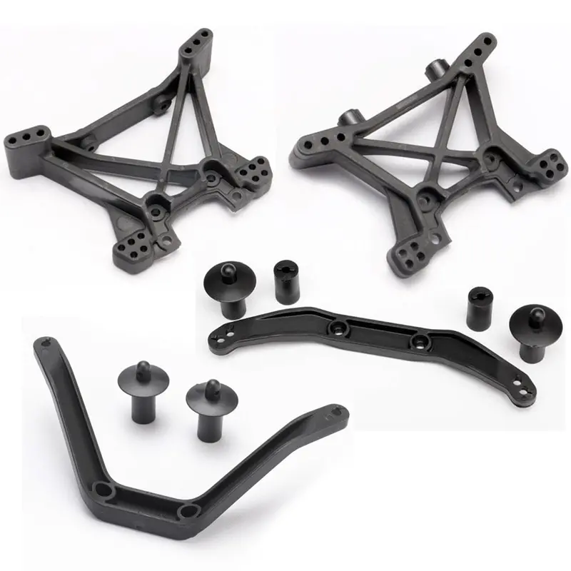 Traxxas 1/10 Stampede 4X4 Xl-5 Front & Rear Shock Towers & Body Mounts 1