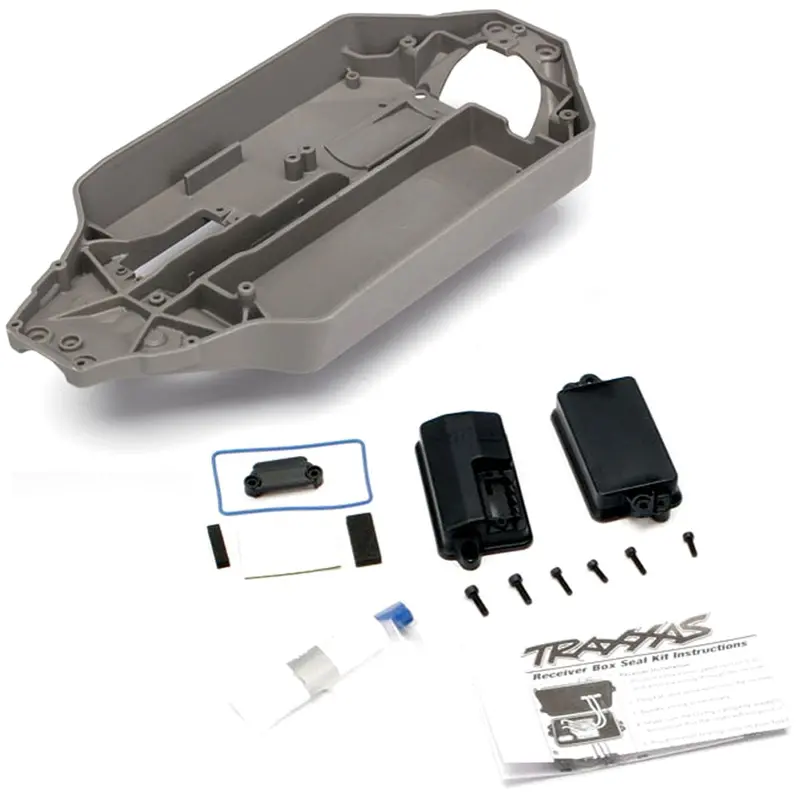 Traxxas 1/10 Stampede 4X4 Xl-5 Waterproof Receiver Box & Chassis 1