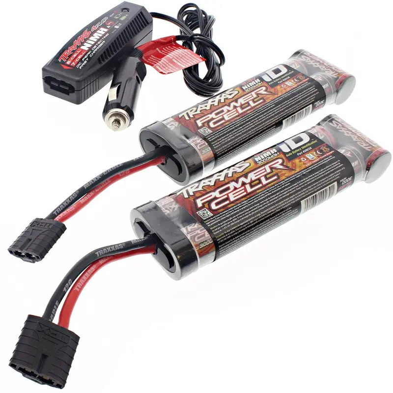 Traxxas 1/10 Summit Two 3000 Mah Nimh 8.4V Batteries & Charger 1