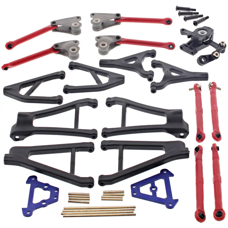 Traxxas 1/16 1/16 Ford Fiesta Suspension Arms, Turnbuckles, Bulkheads & Servo Saver 1