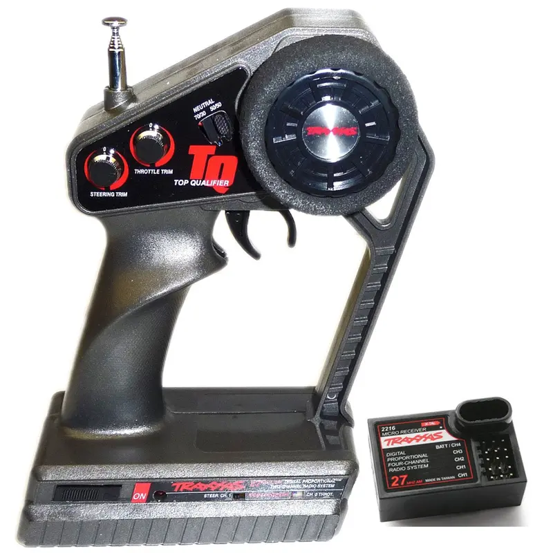 Traxxas 1/16 1/16 Ford Fiesta Tq 27Mhz Am 2-Ch Radio & 4-Ch Receiver 1