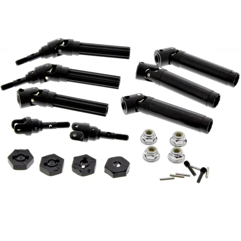 Traxxas 1/16 1/16 Grave Digger Center & Rear Drive Shafts & 12Mm Wheel Hexs 1