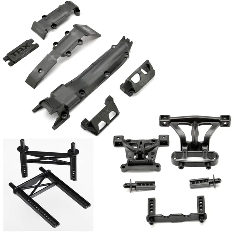 Traxxas 1/16 1/16 Summit Skid Plates, Body Posts & Mounts 1