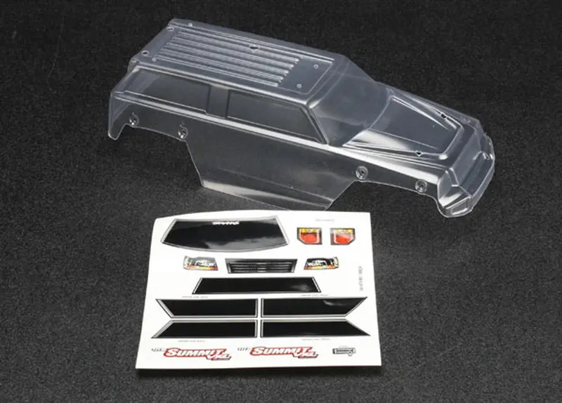 Traxxas 1/16 Summit Body, Clear & Decals, 7211 1