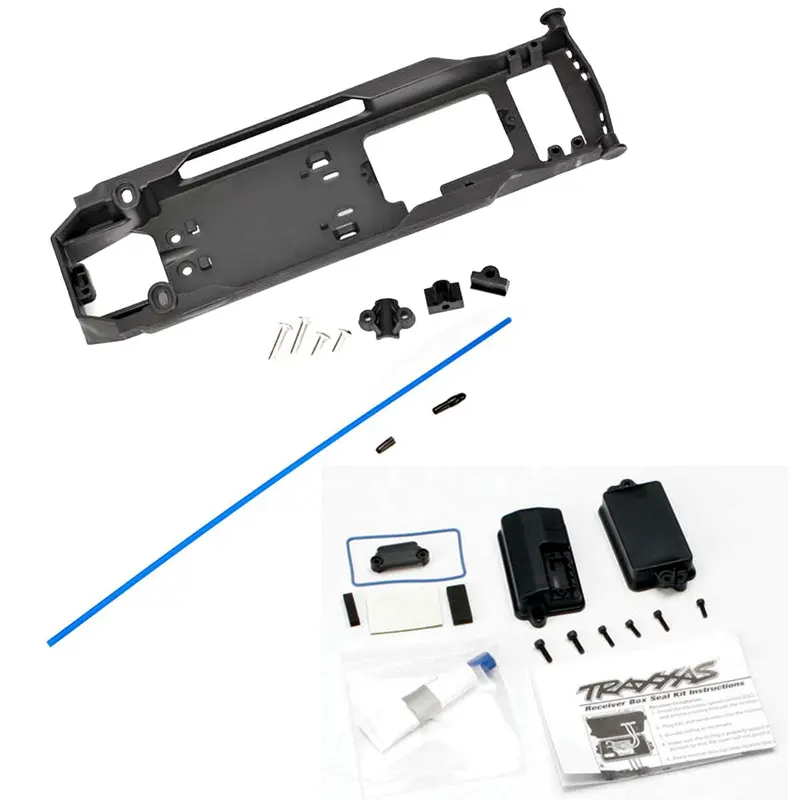 Traxxas 1/5 Spartan Boat Radio Tray, Receiver Box, & Antenna Tube 1
