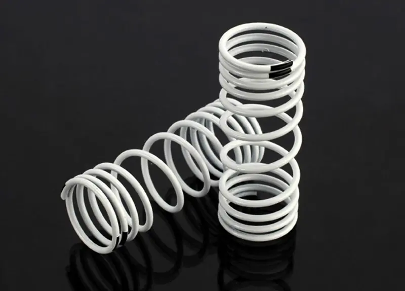 Traxxas 2 Front Springs - White, 6857 1