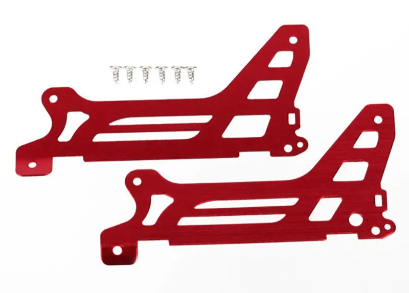 Traxxas 2 Main Frame/Outer Side Plates -Red, 6327 1
