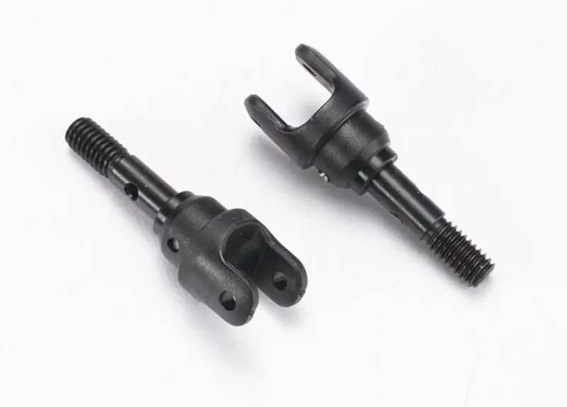 Traxxas 2 Stub Axles & Yokes - Steel, 7054 1