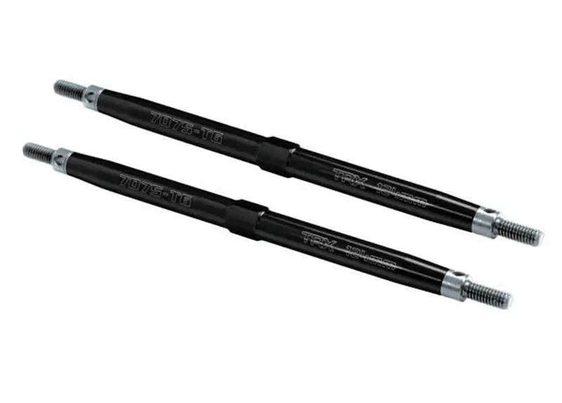Traxxas 2 Tubes Toe Links - Black Aluminum, 5143A 1