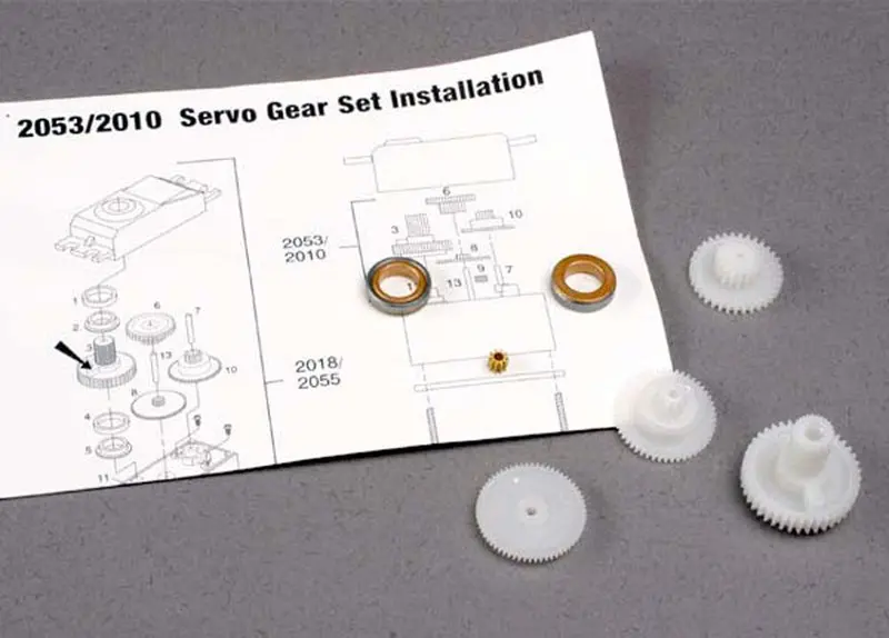 Traxxas 2018 Servo Gear Set, 2010 1
