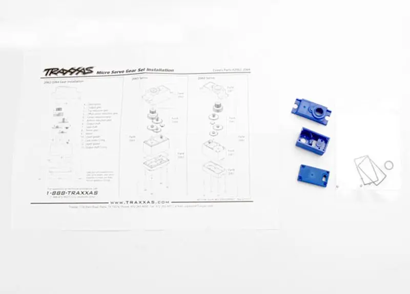 Traxxas 2065 Servo Case & Gaskets, 2063 1
