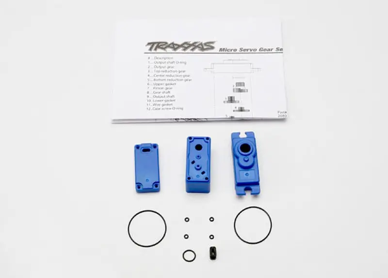 Traxxas 2080 Servo Case & Gaskets, 2081 1