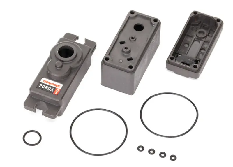 Traxxas 2080X Servo Case & Gaskets, 2081X 1