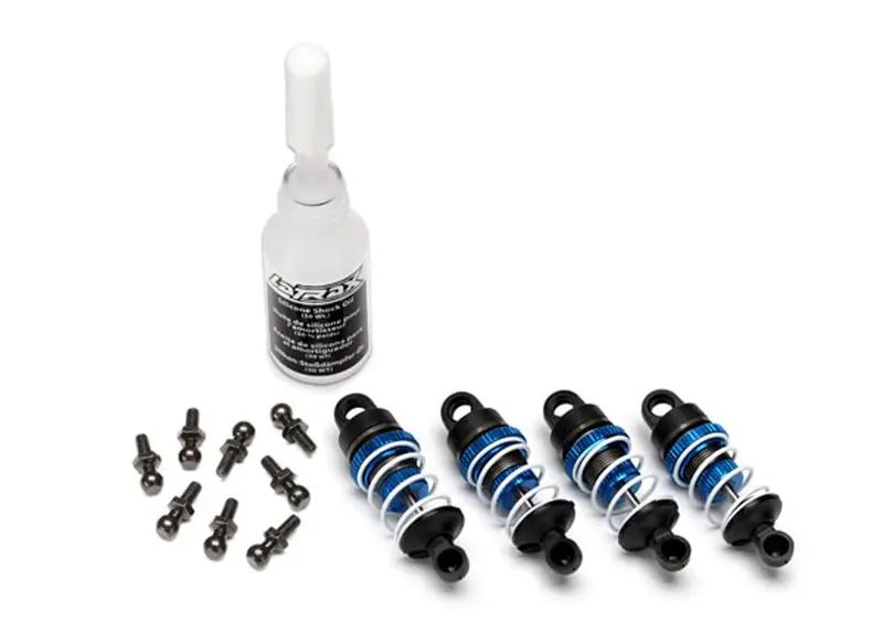 Traxxas 4 Assembled Shocks W/Springs, 7560X 1