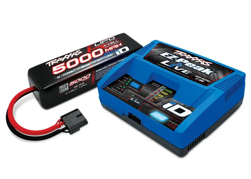 Traxxas 4S 5000Mah Battery / Id Charger Completer Pack, 2996X 1