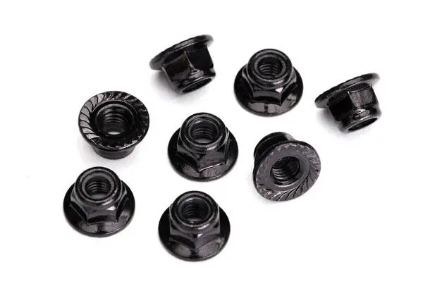 Traxxas 5Mm Nylon Locking Nuts, Serrated, Steel, 8447 1
