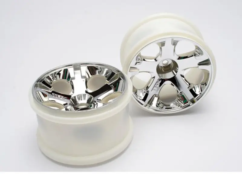 Traxxas All-Star 2.8" Wheels, Chrome, Nitro Rear/Elec Front, 5576 1