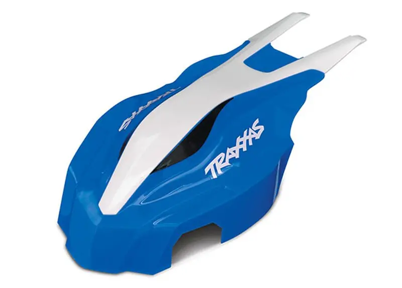 Traxxas Aton Front Canopy, Blue/White, 7912 1