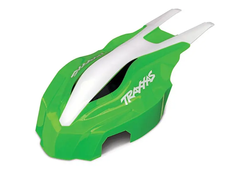 Traxxas Aton Front Canopy, Green/White, 7914 1
