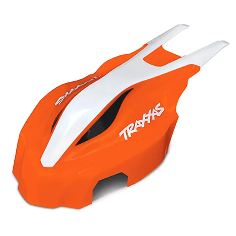 Traxxas Aton Front Canopy, Orange/White, 7915 1