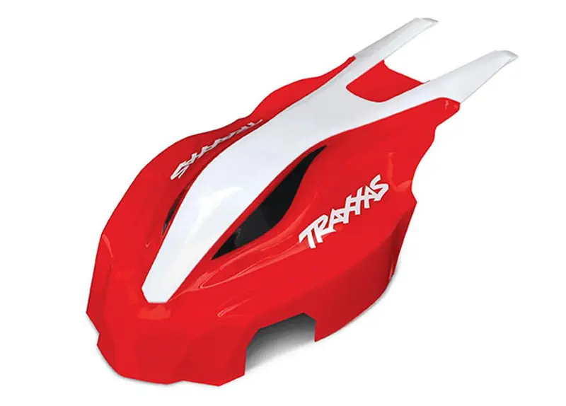 Traxxas Aton Front Canopy, Red/White, 7911 1