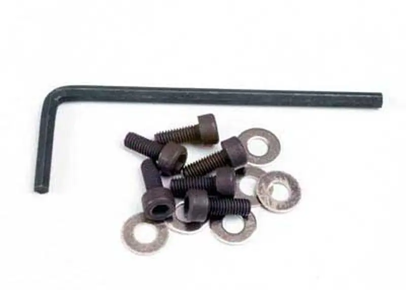 Traxxas Backplate Hex Motor Screw Set & Allen Wrench, 1552 1