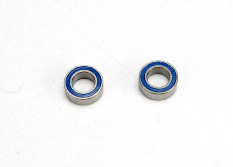 Traxxas Ball Bearings, Blue Rubber Sealed, 4X7x2.5Mm, 5124 1