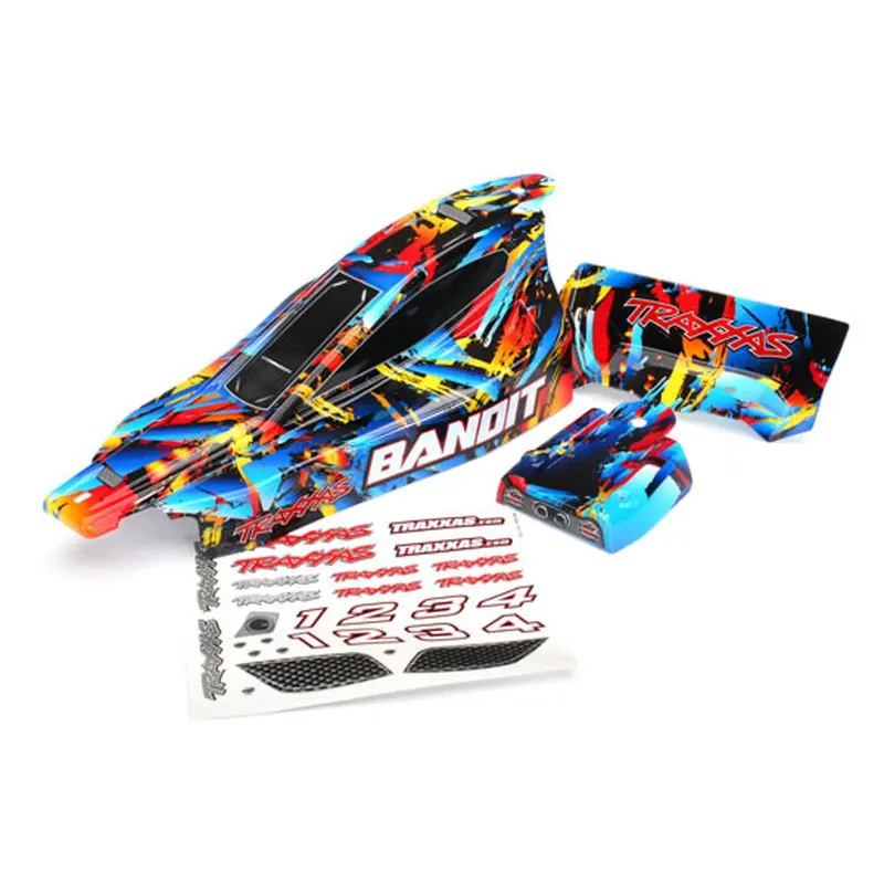 Traxxas Bandit Body, Factory Painted, Rock N Roll Graphics, 2448 1