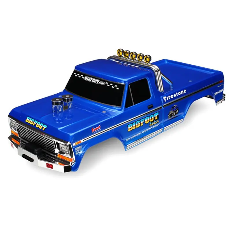 Traxxas Bigfoot No.1 1/10 Body, Painted, Blue & Decals, 3661 1