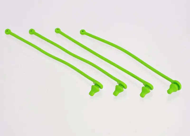 Traxxas Body Clip Retainers, Green, 5753 1