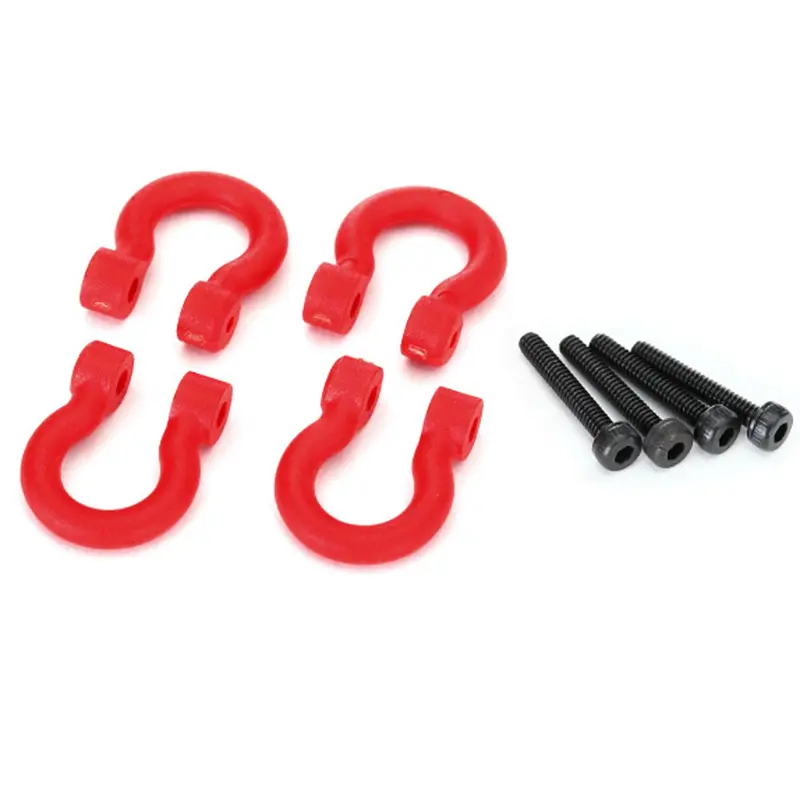Traxxas Bumper D Rings, Red & Cap Head Screws, 8234R 1