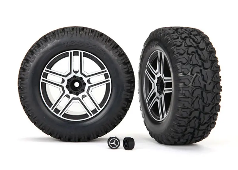 Traxxas Canyon Rt Tires, Mercedes G 500 2.2" Wheels, 8872 1