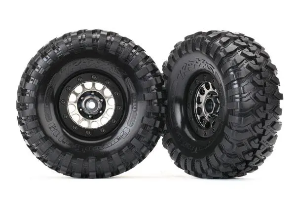 Traxxas Canyon Trail Tires, Method 105 Wheels, Black, 8174 1