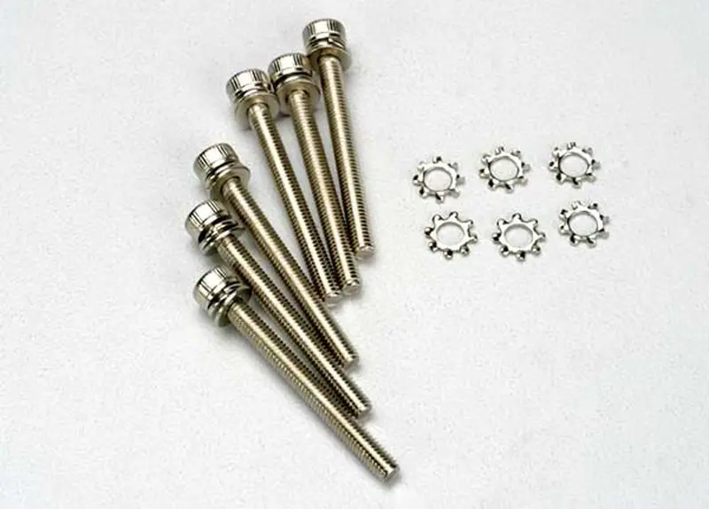 Traxxas Cap Head Machine Screws, 3X28mm, 3963 1