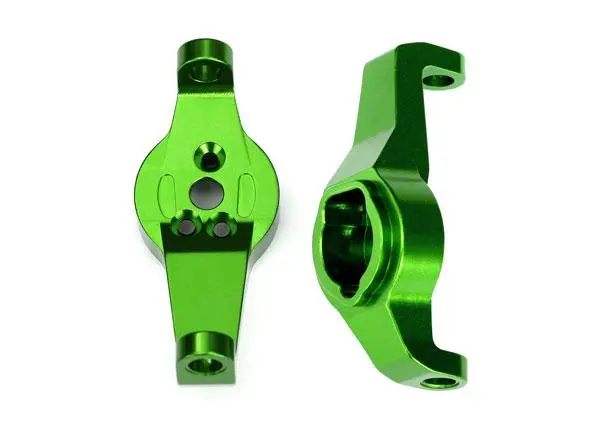 Traxxas Caster Blocks, Alum. Green, 8232G 1