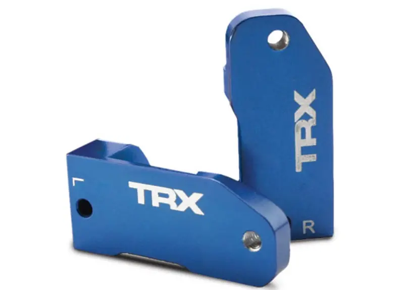 Traxxas Caster Blocks, Aluminum, 30 Degree, Blue, 3632A 1