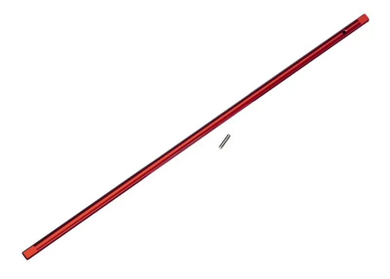 Traxxas Center Driveshaft, Aluminum, Red, 8355R 1