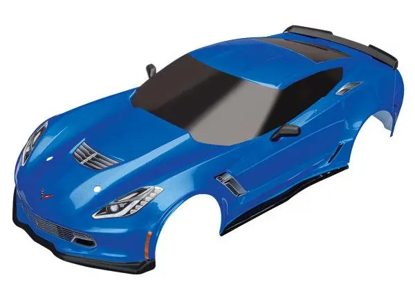 Traxxas Chevy Corvette Z06 Body, Blue, 8386X 1