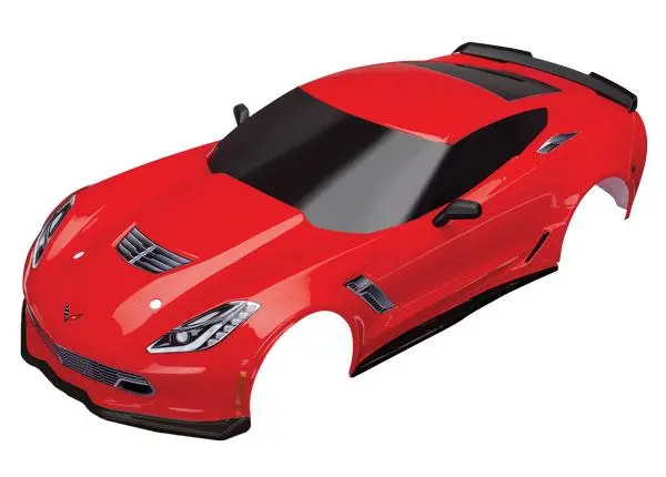 Traxxas Chevy Corvette Z06 Body, Red, 8386R 1