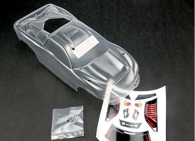 Traxxas Clear Body Shell & Decals - Lid, Cover, 4412 1